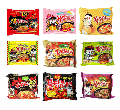 Корейская лапша Samyang Hot Chicken Flavor Ramen Carbonara со вкусом острой Карбонары, 130 гр