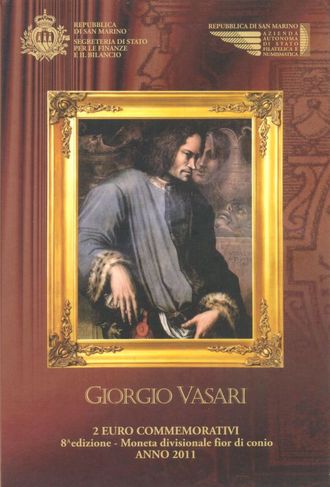 2 евро 500 лет со дня рождения Джорджо Вазари, 2011 год
