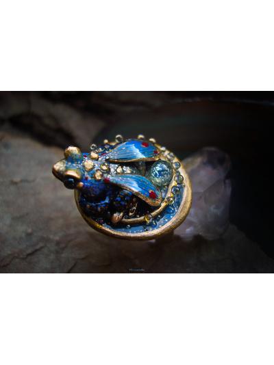 "Ночной Светлячок Кваказура. Вавилонские сказки", волшебное кольцо с лягушкой и опалом