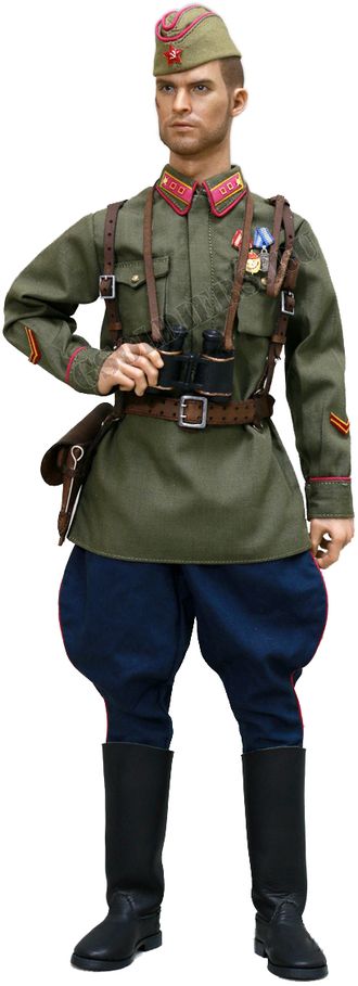 Советский офицер (лейтенант), 1942 год - КОМПЛЕКТ ЭКИПИРОВКИ 1/6 scale WW2 1942 Red Army Infantry Lieutenant Officer Set (AL100023) - Alert Line (БЕЗ ТЕЛА И ГОЛОВЫ)