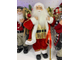 Дед Мороз  в красном полушубке золотом кафтане 45см