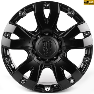 Комплект дисков R20 9,0J ET+35 5*150/5*139,7 Monster iV-542-SM201 Черный матовый (81961)