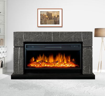 Линейный электрокамин Lindos