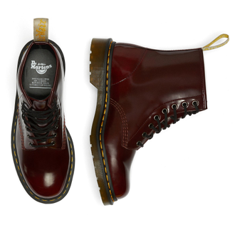 БОТИНКИ DR. MARTENS (ДОКТОР МАРТИНС)1460 бордовые на тонкой подошве