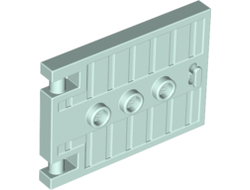Door 1 x 5 x 3 with 3 Studs and Handle, Light Aqua (93096 / 6331487)