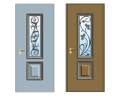 Кованные двери для Коттеджа, дома