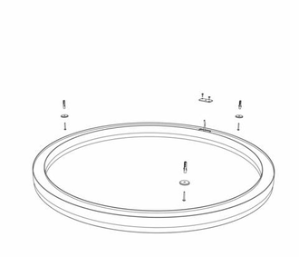 Кольцевой светильник SL-RING-1025-43W