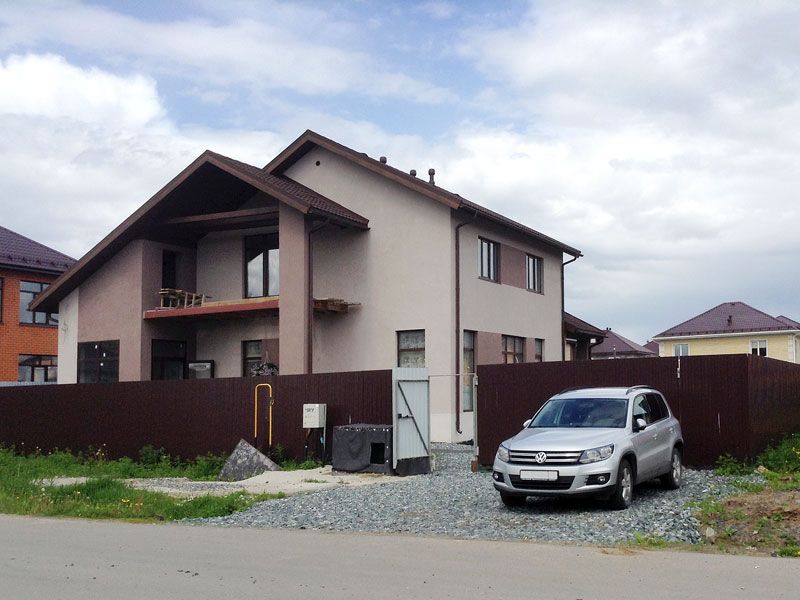 Фото со стройки дома 193 кв. м.