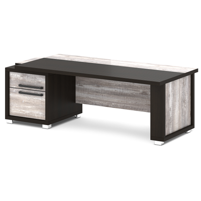 Дуб Линдберг Темный и Бетон Пайн