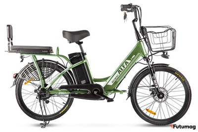 Электровелосипед Gelbert ALFA 2 PRO зеленый