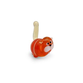 Стеклянная фигурка "Кот"