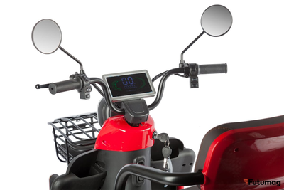 Электротрицикл Rutrike Gelbert Kappa 48V/60V 650Вт красный