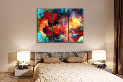 Модульная картина "Волшебный цвет"