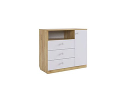Детская ФОРСАЖ - Комод Форсаж Дуб Крафт золотой/Белый