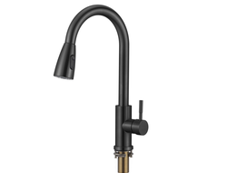 S-002806H  Смеситель для кухонной мойки, чёрный  SAVOL *