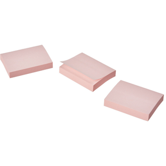 Блок-кубик Attache с клеевым краем 38х51, розовый (100 л)