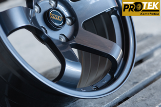Комплект дисков R18 9,0J ET+30 5*114,3 RAYS Volk Racing TE37 SL Графит (D116)