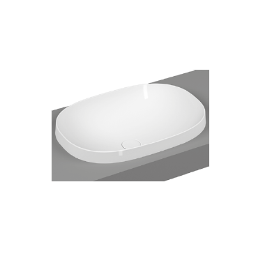 Овальная раковина-чаша без перелива VitrA Frame, 56 см, цвет белый, 5652B403-0016