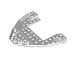 Boat, Bow Brick 10 x 12 x 1 Open, White (47404 / 4209080 / 6205090)