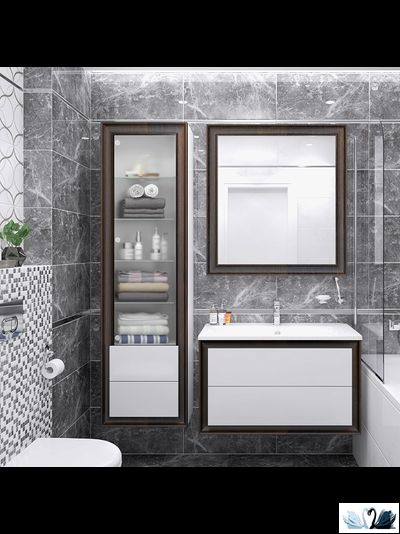 Плитка настенная Laparet Crystal серый 30 х 60 см