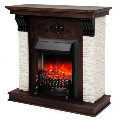 Электрический камин Corfino NT с очагом Fobos