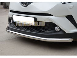 Защита переднего бампера d60 для Toyota H-CR (2018-...)