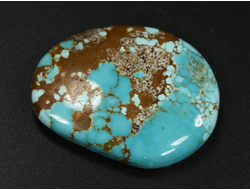 Бирюза, полировка плоская, США, Невада (30*24*6 мм, 7 г) №37844