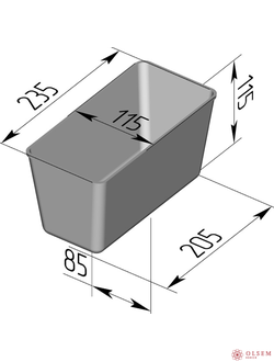Форма хлебная Л6