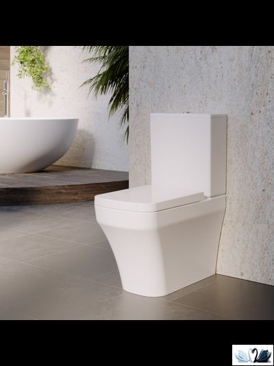 Унитаз Creavit Solo SO361-11CB00E-0000 напольный приставной, в комплекте с бачком MA410.000