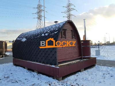 Банный комплекс Баня "Викинг"+купель+подиум