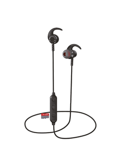 Perfeo наушники внутриканальные с микрофоном беспроводные WOOF чёрные магнитное крепление, MP3 плеер (PF_A4904)