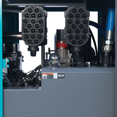 Винтовой компрессор Master Blast MB390B-7+AC (дизельный с осушителем)