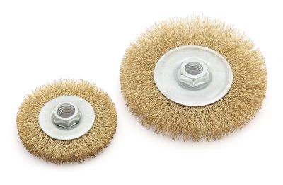 Щетка для УШМ проволочная плоская Ф 125 мм , резьба М14х2