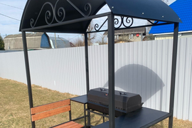 Беседка с мангалом