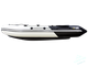 Лодка ПВХ Мастер Лодок Ривьера Килевое надувное дно 3600 "Комби" Св.Серый / Чёрный