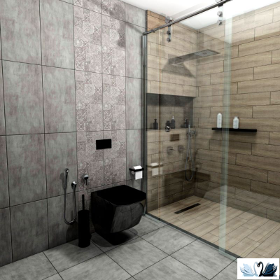 Плитка настенная Belani Амалфи Декор с люстром 30х60 см Береза керамика