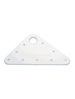 Фаловая дощечка грота из пластика Bainbridge A049 163x130x115мм белая