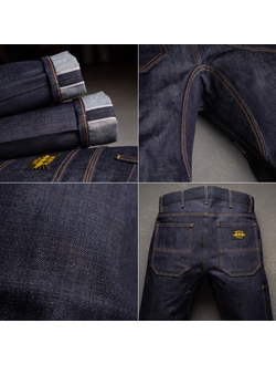 Джинсы =Brave Star= Die Hard Double Knee 14oz Hardline Japan Selvage Denim Jean