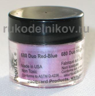 Pearl Ex, duo red-blue 680, вес-3 гр.