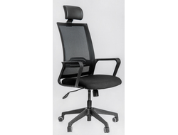 Офисное кресло Falto D3, DTR 11KPL/BK/BK, спинка черная/сидение черное/каркас черный