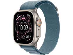 Apple Watch Ultra 3 (2025) Natural Titanium Case Alpine Loop Light Blue M