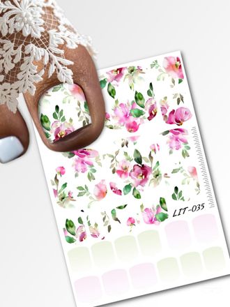 Мини пленки для педикюра LIT-035