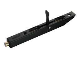 Шпингалет торцевой L160 BL черный