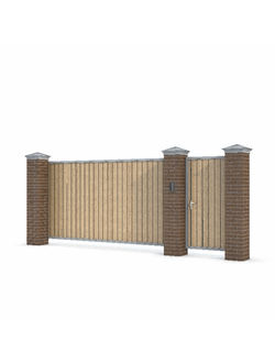 элементы Ворота с калиткой 101