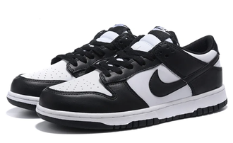 Nike SB Dunk Low Black White (Черные с белым) сбоку