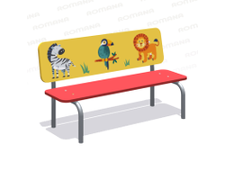 Скамья "Зоо" Romana 302.09.00 (фанера)