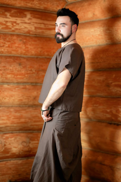 Конопляный костюм для пар-мастера Дар Дзена