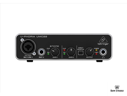 BEHRINGER UMC22 Звуковая карта  USB фото на сайте domstereo.ru