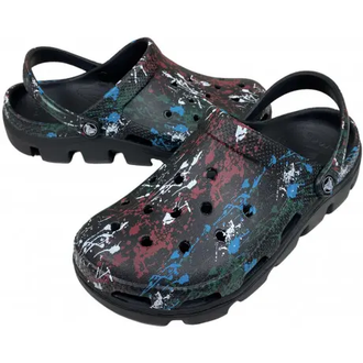 CROCS DUET SPORT CLOG TIE DYE DREAM ЧЕРНЫЕ