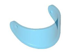 Minifigure, Visor Standard, Trans-Dark Blue (2447 244743 6000296 6431592)